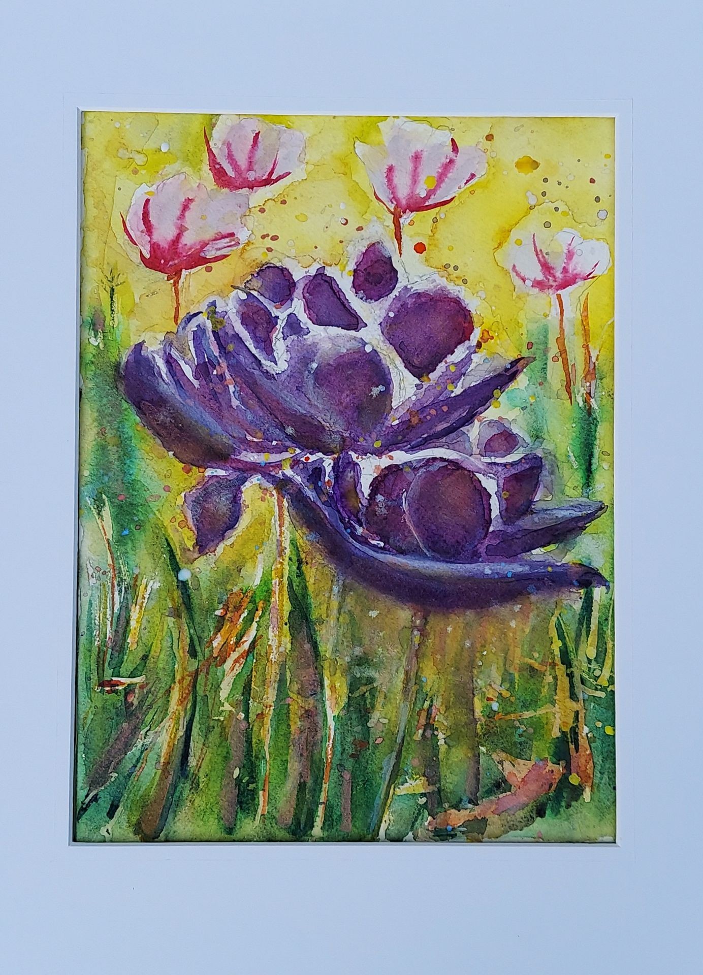 Deep Purple Tulips